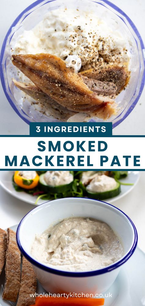 Ditch the store-bought pate and dips! ‍Instead quickly make this healthier, bursting with flavour, smoked mackerel pate in minutes - perfect for a satisfying snack or lunch! A Simple recipe, with endless variations!  smoked mackerel | dip |healthy recipes | easy snacks |3 ingredient recipes Fish Dip Recipe, Lunch Spread, Smoked Mackerel Pate, Mackerel Pate, Dip Healthy, Healthy Recipes Easy, Smoked Mackerel, 3 Ingredient Recipes, Healthy Recipes Easy Snacks