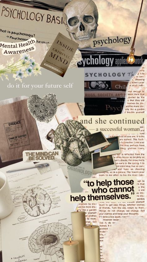 #psychology Clinical Psychology Student, Psychology Wallpaper, Psychology Jobs, Dream Psychology, Psychology Careers, College Vision Board, Psychology Notes, Psychology Studies, Forensic Psychology