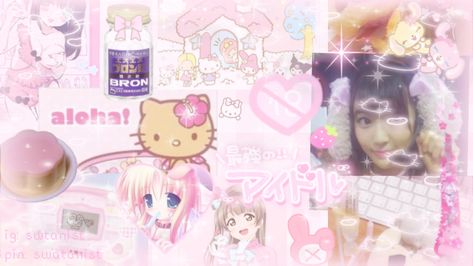 Gyaru Wallpaper Desktop, Cutecore Header, Sanrio Pics, Gyaru Wallpaper, Wallpaper Notebook, Mac Wallpaper, Phone Inspiration, Baby Fairy, Super Kawaii