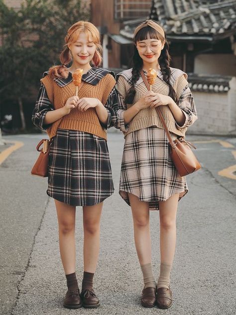 Aesthetic Korean Fashion, Twin Fashion, Unisex Aesthetic, Twins Fashion, 일본 패션, Aesthetic Korean, Clothes Korean Style, Autumn Clothes, Korean Fashion Trends