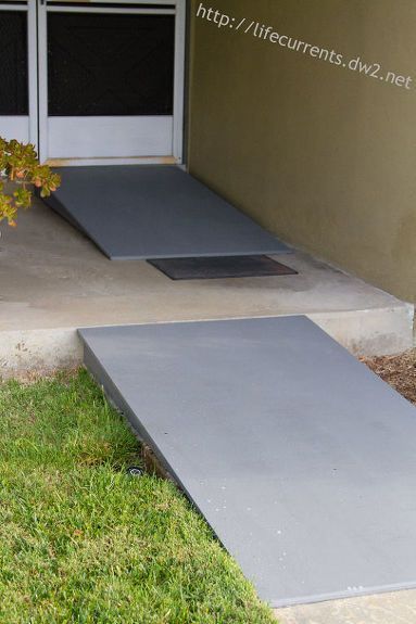 wheelchair accessible ramps diy for the home, curb appeal, decks, diy, painting, woodworking projects Accessible Homes, Accessible House, Ramp Design, Accessible Home, Adaptive Equipment, Wheelchair Accessories, Wheelchair Ramp, Wheelchair Friendly, Wheel Chair