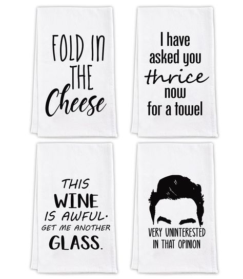 Cute Kitchen Decor, Wedding Coasters Favors, Fun Towels, Apron Ideas, Cricut Inspiration, Flour Sack Dish Towels, Decorative Set, Charming Kitchen, Funny Kitchen