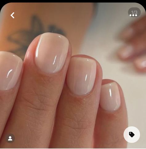 Popular Summer Nail Colors 2024, Natural Nails Manicure, Nails Trend, Milky Nails, Subtle Nails, Pedicure Designs, Gel Nails Diy, Polish Ideas, Wedding Nail