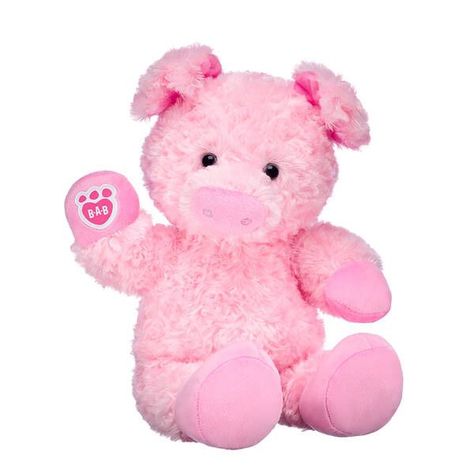 Pig Build A Bear, Pig Stuffed Animal, Pink Stuffed Animals, Pig Toys, Pig Decor, Farm Gifts, Pig Farming, Pet Pigs, Cute Smile