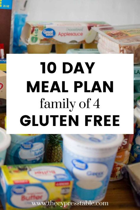 Super budget friendly 10 day gluten free meal plan! Do you need to prepare gluten free meals and don't know where to start? Follow along with my family gluten free meal plans every 10 day! Cheap Gluten Free Meals Budget, Easy Gluten Free Meal Plan, Budget Gluten Free Meals, Budget Meal Planning Gluten Free, Gluten Free Aldi Meal Plan, Gluten Free Weekly Meal Plan, Low Carb Cheap Meals, Gluten Free Meal Planning, Gluten Free Meals For Kids