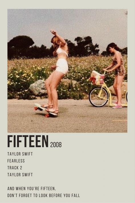 Fifteen By Taylor Swift, Minimalist Taylor Swift Poster, Taylor Swift Posters Fearless, Alternative Minimalist Music Album Polaroid Poster Taylor Swift, Taylor Songs Poster, Alternative Minimalist Music Album Poster Taylor Swift, Fifteen Taylor Swift Aesthetic, Minimalist Poster Taylor Swift, Taylor Swift Song Poster Aesthetic