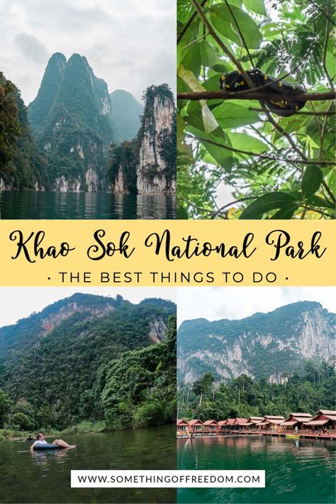 Koh Sok National Park, Khoa Sok National Park, Thailand Packing List, Lake Night, River Tubing, Khao Sok National Park, Thailand Vacation, Thailand Backpacking, Thailand Travel Tips