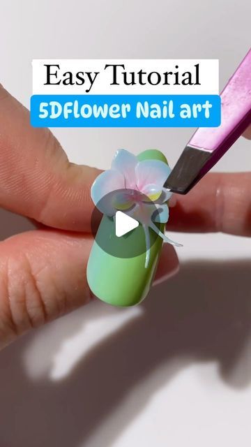 ArtsNationalInstituteofDesigns on Instagram: "‼️Easy 5D flower Nail Art Tutorial ‼️by❤️ @anouskaanastasia 
* (Nail art,easy nail art,nail art Tutorial,simple nail design,nail art class,nail art course)
Join our Nail art course to learn unique and amazing techniques🥰#nail #nailart #nailartclub #nailartcourse #mumbainailart #mumbai #nailartclass #nailarttutorial #nailart #nailsofinstagram #nailsnailsnail
Source unknown Dm for credit pr removal*" Flower Nail Art Tutorial, Nail Art Course, Nail Art Courses, Nail Art Easy, Art Nail Art, Flower Nail, Simple Nail, Art Easy, Flower Nail Art