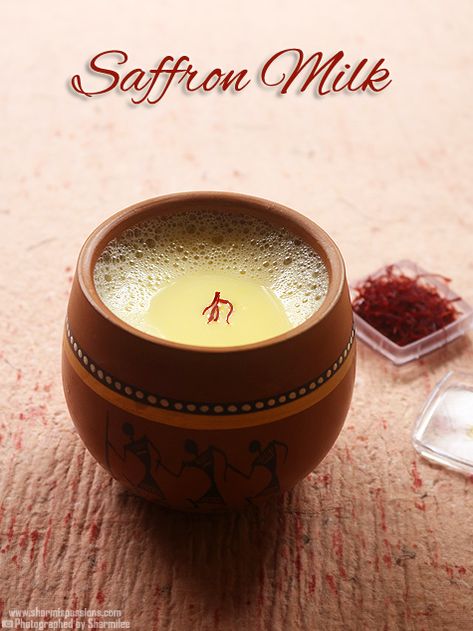 saffron milk recipe Saffron Milk Recipes, Saffron Milk, Prawn Dishes, Milk Cans, Milk Recipes, Super Yummy, Indian Cooking, Ghee, Hot Drinks