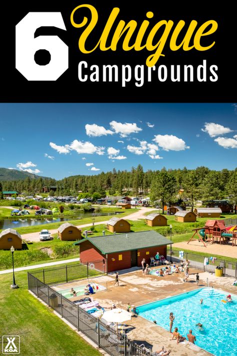 6 Unique KOA Campgrounds for Your Bucket List! Koa Campgrounds, Camping Essentials List, Rv Camping Tips, Rv Parks And Campgrounds, Camping List, Camping Places, Camping Destinations, Camping Locations, Camping Checklist