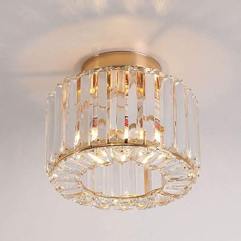 Modern Hallway Lighting, Hallway Ceiling Light Fixtures, Hallway Light, Hallway Light Fixtures, Crystal Ceiling Light, Modern Hallway, Crystal Lighting, Hallway Lighting, White Ceiling