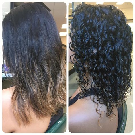 Maiden Hairstyles, Perm Before And After, Perm Hair Styles, Permanent Curls, Hair Perms, Curly Perm, Long Hair Perm, Fav Hairstyles, Spiral Perm