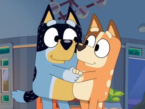 Chili And Bandit Bluey, Bluey Aesthetic Pfp, Bandit X Chilli, Bluey Pfp Matching, Bluey Fan Art Human, Bluey Matching Pfp, Chili Heeler, Bluey Pfp, Bluey Icons