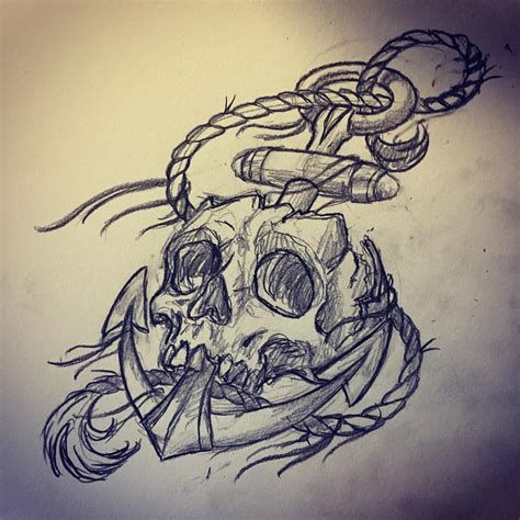 Pirate Skull Tattoos, Geometric Skull, Colors Of The World, Skull Rose Tattoos, Anker Tattoo, Pirate Tattoo, Anchor Tattoo, Octopus Tattoo, Sketch Tattoo Design