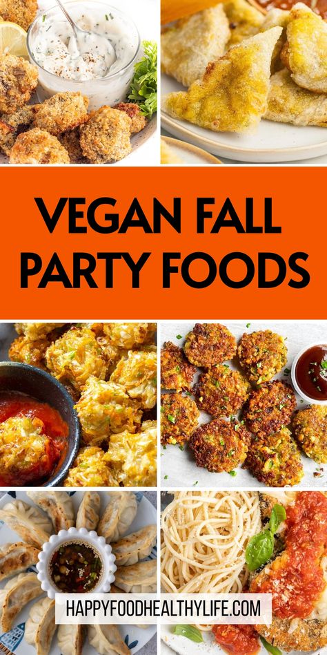 Looking for some scrumptious vegan fall finger foods for your upcoming gatherings? These plant-based finger foods are bursting with autumn flavors and wholesome ingredients. From quick and easy fall party snacks to unique fall-themed appetizers, these recipes will surely impress your guests. Whether you're hosting a large crowd or planning a cozy get-together, these fun fall finger food ideas are perfect for any fall-themed party.
| Fall Food For Parties | Fall Party Food Ideas For A Crowd | Fal Vegan Event Food, Friendsgiving Food Ideas Vegetarian, Vegan Hot Appetizers, Vegan Gluten Free Finger Food, Vegetarian Recipes Appetizers Parties, Best Vegan Appetizers, Easy Vegan Snacks For Party, Vegan Appetizers Easy Finger Food, Vegan Thanksgiving Recipes Appetizers