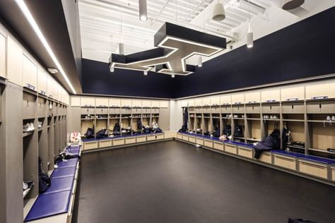 Yale Bulldogs Women’s Soccer Lockers | SHIELD Lockers Athletic Locker, Soccer Locker, Yale Bulldogs, Locker Designs, Women's Soccer Team, Vanderbilt Commodores, Soccer Stadium, Womens Lacrosse, College Soccer