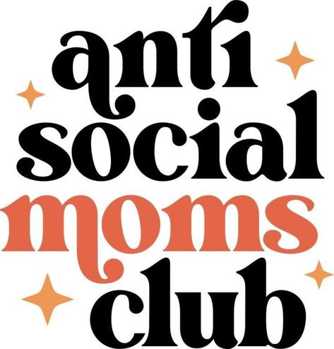 30s Aesthetic, 70s Typography, Groovy Typography, Anti Social Moms Club, Funny Shirt Svg, Monogram Stickers, Cricut Projects Beginner, Cute Shirt Designs, Moms Club