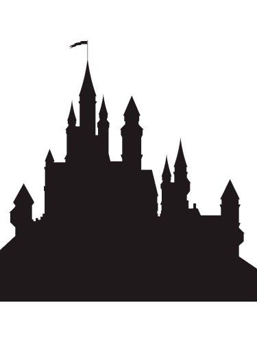 Free printable Castle stencils and templates Castle Svg Free, Castle Silhouette Medieval, Castle Template, Castle Outline, Disneyland Castle Silhouette, Tangled Castle, Goth Castle, Rapunzel Castle, Disney Castle Silhouette