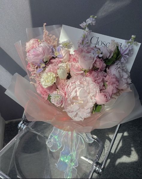 Diy Bouquet Wrap, Luxury Flower Bouquets, Peonies And Hydrangeas, Prettiest Bouquet, Boquette Flowers, Bouquet Wrap, Flowers Bouquet Gift, Nothing But Flowers, Flower Therapy