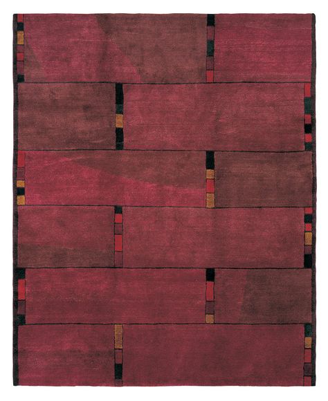 Tufenkian - Tufenkian Setana Inlay Mahogany Area Rug #81432 Tibetan Rugs, Rug Studio, Area Rug Collections, Grey Carpet, Red Rug, Persian Carpet, Carpet Runner, Contemporary Rugs, Rugs And Carpet