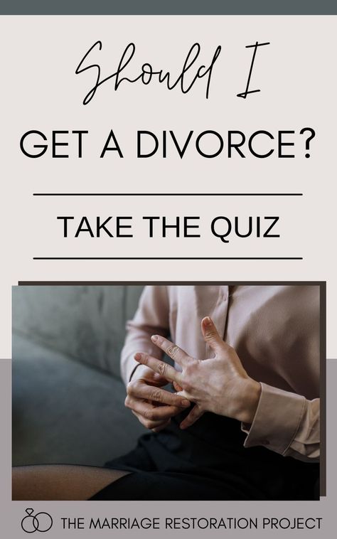 Take this “Should I get a divorce relationship quiz” to be alerted to signs that your relationship isn’t working. If your relationship exhibits one or more of the following warning signs, it is time to wake up and take charge of your relationship and the relationship problems that you are experiencing. Find out whether it's still possible to save your marriage and what steps should be taken to fix your relationship issues. When It’s Time To Divorce, Marriage Over Signs, Imago Therapy, Fixing Marriage, Failed Marriage, Failing Marriage, Relationship Quiz, Marriage Signs, Marriage Restoration