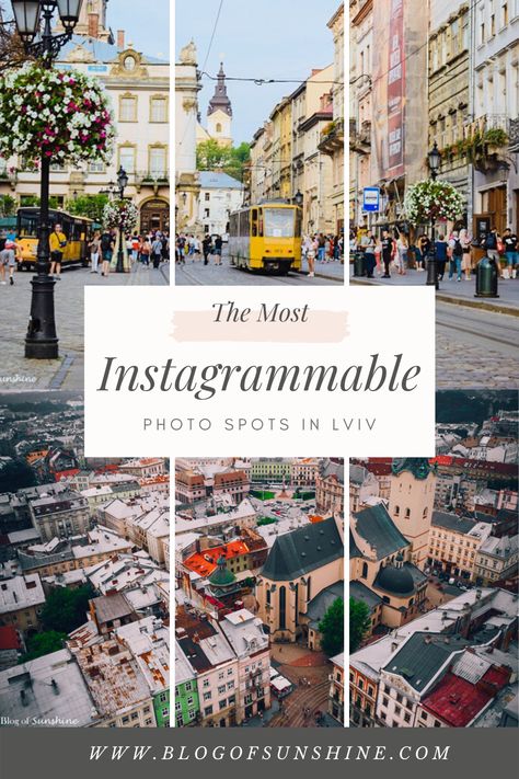 The most instagrammable photo spots in Lviv.  #Lviv #Ukraine #Aesthetic #Photography #Instagram #Travelgram #Travel #Inspiration #Winter #Architecture Ukraine Photography, Winter Architecture, Italian Courtyard, Ukraine Aesthetic, Square Aesthetic, Ukraine Travel, Ukraine Cities, Odessa Ukraine, Lviv Ukraine