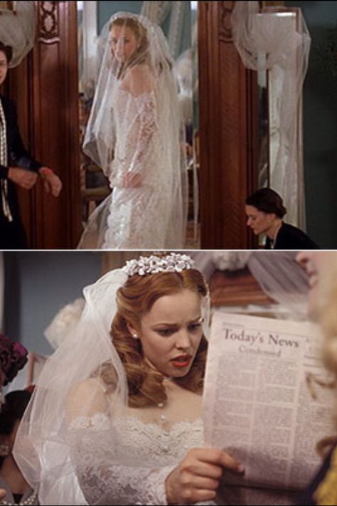 The Notebook :) Movie Wedding Dresses, Fairytale Wedding Gown, Iconic Weddings, Wedding Movies, Rachel Mcadams, The Notebook, 50th Wedding, Ryan Gosling, Romance Movies