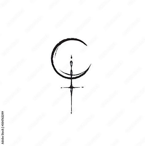 Most Powerful Symbol, Lilith Goddess Sigil, Symbol For Light Tattoo, Small Lilith Tattoo, Tattoo About Magic, Tattoo Ideas Female 2022, Symbol Power Tattoo, Occult Symbols Tattoo, Protect Symbol Tattoo