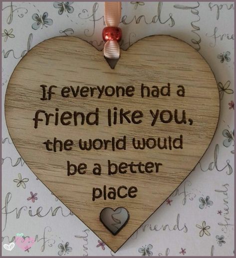 Friendship Heart, Shabby Chic Hearts, Gift Friend, Wooden Heart, Engraved Gifts, Best Friend Gift, Friendship Gifts, Wooden Hearts, Laser Engraved