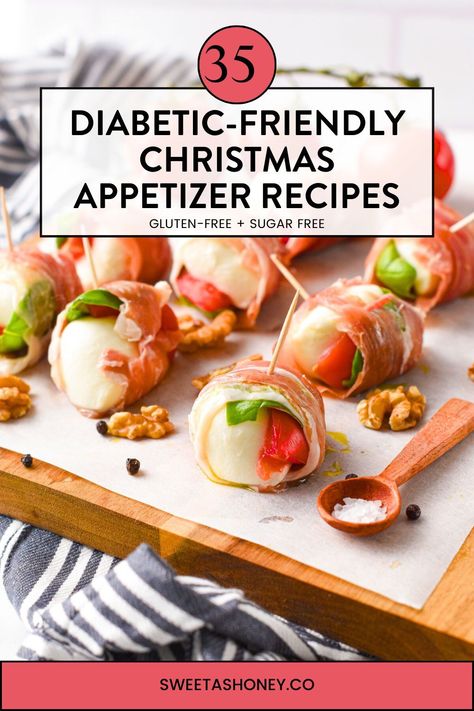 These keto party food ideas are great keto appetizers to share with friends and family on any occasion. Nobody will notice these are these keto finger foods!They are simply delicious keto finger foods for parties that even the non-keto-eaters will devour! Finger Foods Low Carb, Appetizers For Diabetics Parties, Finger Foods For Diabetics, Keto Finger Foods Parties, Healthy Low Carb Appetizers, Christmas Healthy Appetizers, Keto Appetizers For Party, Keto Holiday Appetizers, Low Carb Holiday Appetizers