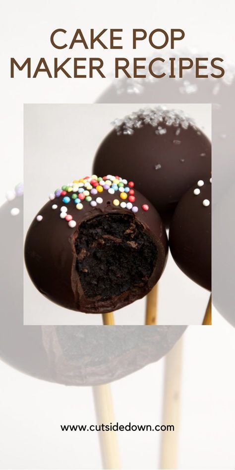 Cake Ball Maker Recipes, Mini Cake Pop Maker Recipes, Cake Pops In Cake Pop Maker, Cake Pops Machine Recipes, Cake Pops Maker Recipes, Cake Pops With Cake Pop Maker, Cake Pop Maker Recipes Babycakes, Babycakes Cake Pop Recipes, Cake Pop Mold Recipe