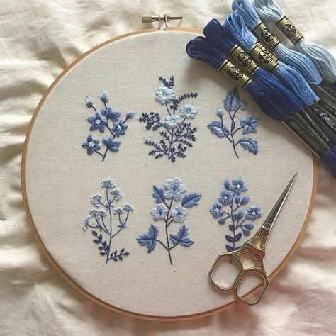 Haft Vintage, Diy Sy, Broderie Simple, Clothes Embroidery Diy, Pola Bordir, Embroidery Lessons, Hand Embroidery Patterns Flowers, Pola Gelang, Basic Embroidery Stitches