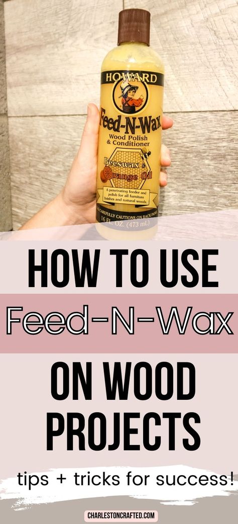 Transform your woodworking projects with Howard Feed-N-Wax! Learn how to enhance and protect your woodwork using this amazing product. From beginner to intermediate level woodworkers, this blog post has everything you need to know. Click the link for all the details and step-by-step instructions! #DIY #WoodworkingProjects #HowardFeedNWax #HomeDecor Howard Feed N Wax Before And After, Finishing Wax For Wood, Furniture Wax How To Use, Wax Finish On Wood, Expanding Furniture, Wood Wax Finish, Wood Finishing Techniques, Barn Restoration, Remove Wax