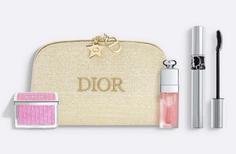 Dior Makeup Set, Dior Makeup Pouch, Dior Makeup Bag, Dior Gift Set, Sephora Dior, Makeup Pallettes, Makeup Christmas Gifts, Dior Gift, Diorshow Mascara