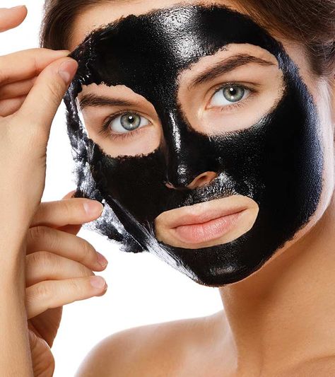 Charcoal Face Mask Diy, Diy Activated Charcoal, Avocado Face Mask Recipe, Activated Charcoal Face Mask, Diy Charcoal Mask, Activated Charcoal Mask, Charcoal Peel Off Mask, Avocado Face Mask, Tumeric Face Mask