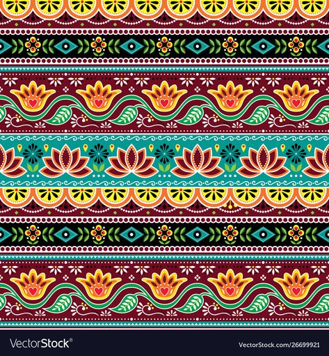 Indian Truck Art, Aztec Pattern Art, Indian Truck, Truck Art Pakistan, Pakistani Truck, Indian Logo, Pakistan Art, Pakistani Art, Kalamkari Painting