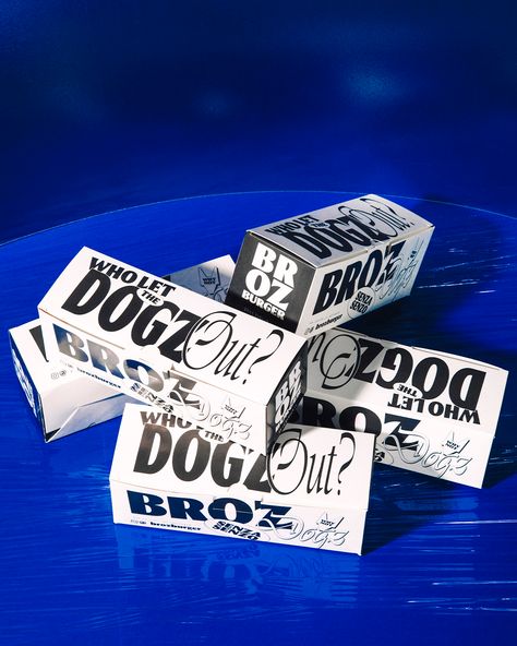 Broz Burger Takes Inspiration From The Street Style Space With Its Irreverent Packaging System | Dieline - Design, Branding & Packaging Inspiration Pure Logo Design, Street Style Branding, Street Food Packaging Design, Graffiti Packaging Design, Graffiti Packaging, Burger Packaging Design, Upcycle Packaging, Street Food Branding, Burger Branding Design