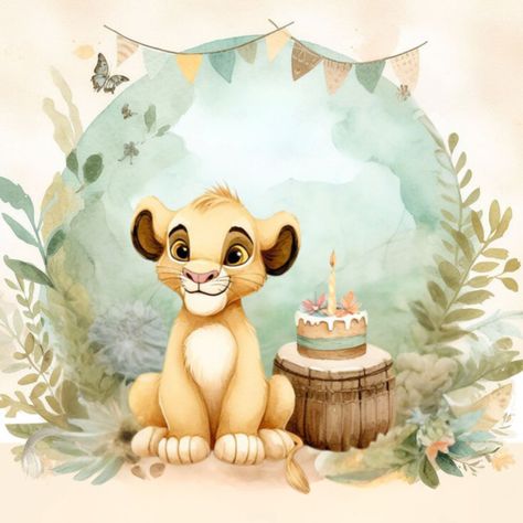 Lion King First Birthday Cake, Re Leone Party, The Lion King Birthday Party Ideas, Background Lion King, Simba Birthday Party Ideas, Simba Baby Shower Ideas, Lion King Party Ideas, Lion King Baby Shower Ideas, Simba Baby Shower