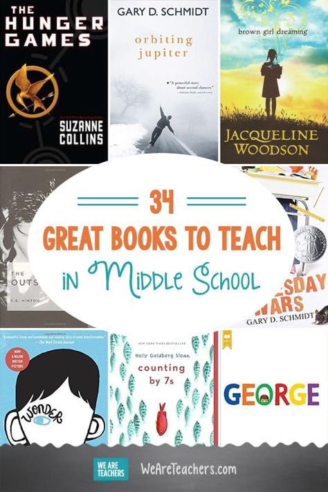 34 Refreshing and Relatable Books to Teach in Middle School. Want to know the best middle school books to use in your classes? We love these life-changing selections that will help your students grow. #reading #teachingreading #books #middleschool Middle School Reading List, Middle School Classroom Organization, Middle School Novels, Middle School Dance, Middle School Boys, Middle School Books, Middle School Libraries, Middle School Reading, Middle Grade Books