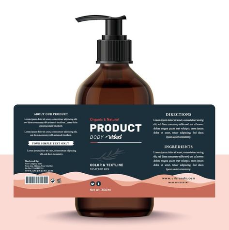 Cosmetic print label and packaging bottle jar skin care cream, lotion, face wash, oil, and soap beauty design. Cosmetic Jar Packaging Design, Face Wash Packaging, Skin Care Label Design, Body Lotion Packaging, Lotion Packaging, Cosmetic Labels Design, Packaging Bottle, Jar Packaging, Cosmetic Labels