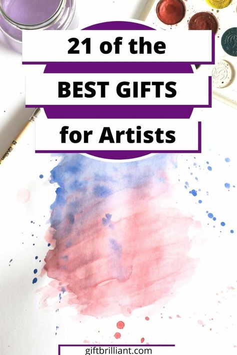 Gifts For Artists Unique, Gifts For Artsy Friends, Gifts For Artist, Artist Gift Ideas, Gift Ideas For Artists, Goft Ideas, Gifts For Artists, Gift For Artist, Small Birthday Gifts