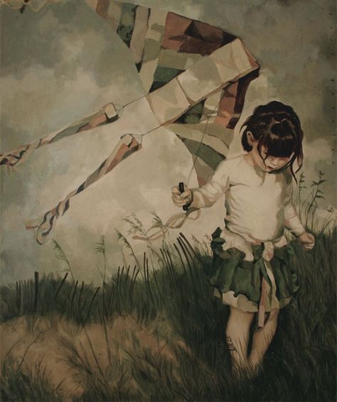 Kite Interesting Paintings, Progress Tattoo, Go Fly A Kite, Popular Paintings, Web Gallery, Dark Artwork, Kite Flying, Beautiful Fairies, Kites