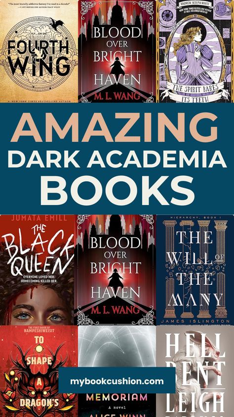 Explore ivy-covered campuses, secret societies, and minds brimming with intellectual curiosity. Whether you're a seasoned dark academia enthusiast or just starting, this collection promises a captivating blend of classics and contemporary gems. Join us on a literary journey where academia meets intrigue, and hidden knowledge collides with human nature. 🕵️‍♂️📖 #DarkAcademia #BookRecommendations #MyBookCushion Dark Academia Books To Read, Fantasy Recommendations, Magical Realism Books, Academia Books, Books Of 2023, Dark Academia Books, Hidden Knowledge, Must Read Novels, Reading List Challenge