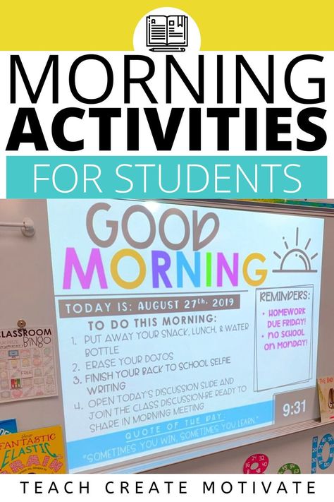 Start Of Year Classroom Ideas, Morning Meeting Elementary School, Grade 3 Morning Work, Morning Messages 5th Grade, Morning Routine Google Slides, Fifth Grade Morning Meeting, Second Grade Morning Routine, Morning Messages For Classroom, Fourth Grade Morning Meeting