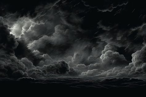 Clouds thunderstorm nature black.  | premium image by rawpixel.com / Sasi