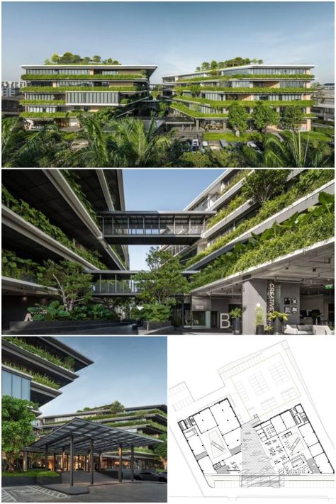 111 Praditmanutham Public Plaza, Campus Design, Conceptual Architecture, Traditional Office, Mix Use Building, Traditional Building, Hotel Project, Social Housing, Natural Ventilation