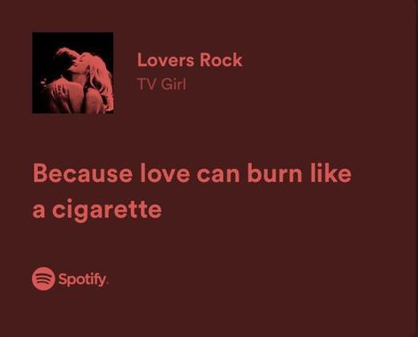 Red Song Lyrics, Americana Coquette, Dark Red Aesthetic, Red Song, Spotify Aesthetic, Red Quotes, Lovers Rock, Tv Girl, Lyrics Aesthetic