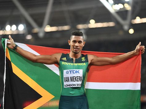 Wayde Van Niekerk, The Sutherland Wake Forest, Moses Bridge Netherlands, Van Niekerk, 400m, Holland America Rotterdam Ship, Track And Field, Sports Jersey, Running