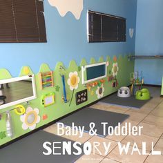 Toddler Daycare Rooms, Infant Room Ideas, Daycare Room Ideas, Infant Room Daycare, Infant Toddler Classroom, Church Nursery Decor, Kids Church Rooms, Church Nursery Ideas, Daycare Spaces