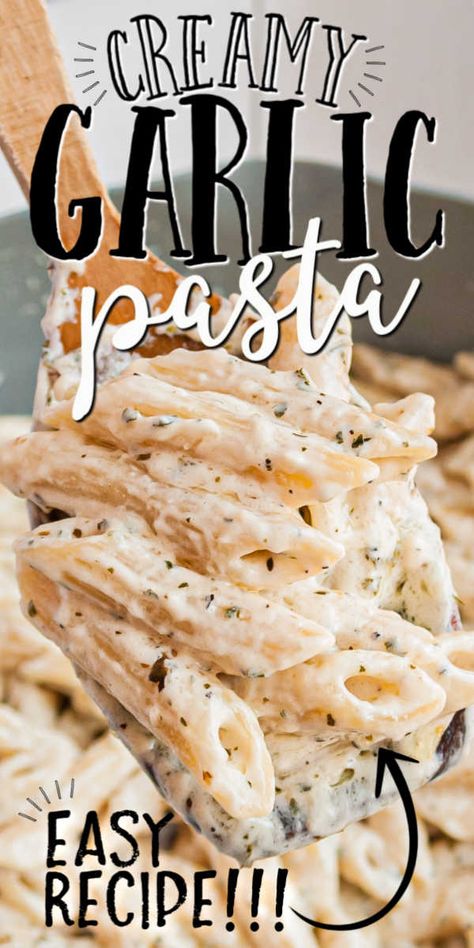 Not Many Ingredients Dinner, Easy Yummy Dinners Healthy, Pasta And White Sauce, Easy Dinner Recipes No Chicken, Healthy Pasta Ideas For Dinner, Simple But Delicious Recipes, Pasta Dishes With White Sauce, Chicken And White Sauce Pasta, Pasta Dishes White Sauce